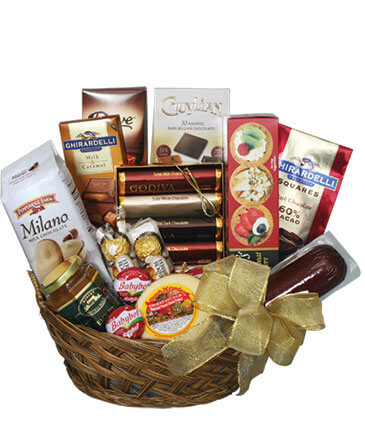 GOURMET BASKET Gift Basket in Laguna Niguel, CA | Reher's Fine Florals And Gifts