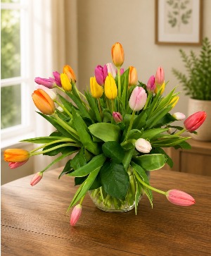 Grace in Bloom Vase of Flowers