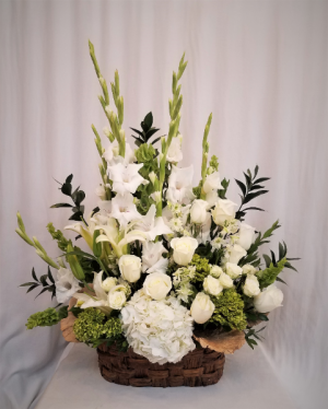 Peaceful Basket Arrangement