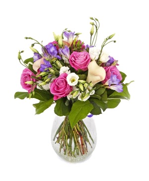 graceful elegance mixed vase arrangement
