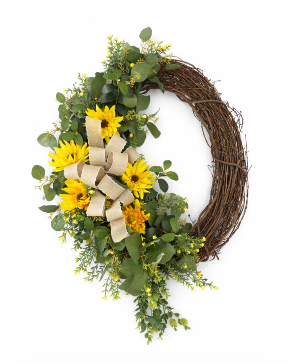 Graceful Garden Wreath Silk wreath