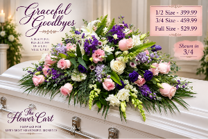 Graceful Goodbyes Casket Spray