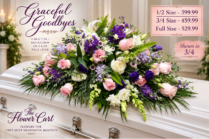 Graceful Goodbyes Casket Spray
