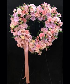 Graceful Heart  Standing Spray