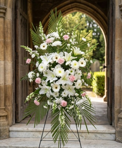 Graceful Light Funeral Spray 