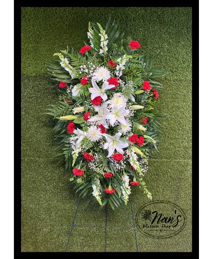 Graceful Red & White 