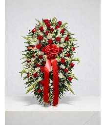 GRACEFUL RED & WHITE standing sprays