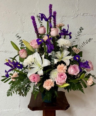 Graceful Remembrance Sympathy Arrangement in Denison, TX | JUDY'S FLOWER SHOPPE