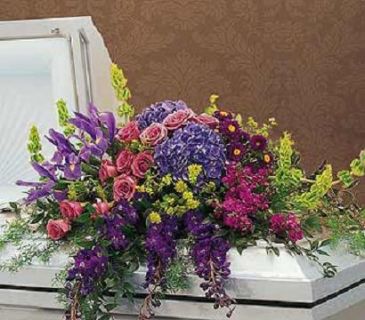 Graceful Tribute Casket Spray in Dunellen, NJ | PONTI'S PETALS
