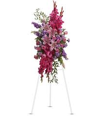 Graceful Tribute Spray Standing Spray