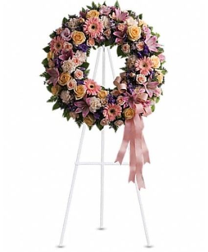 Graceful Wreath  Standing Spray 