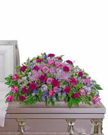 Gracefully Majestic Casket Spray Sympathy Arrangement