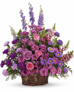 Gracious Lavendar Basket