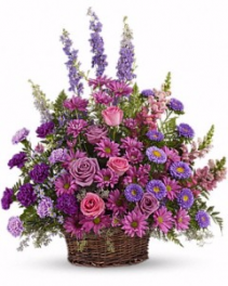 Gracious Lavender Basket