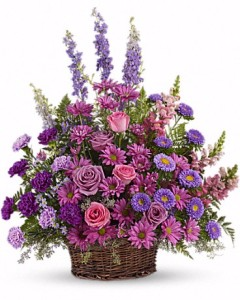 Gracious Lavender Basket