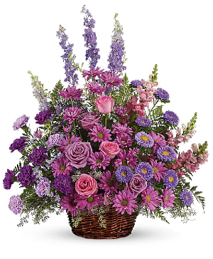 Gracious Lavender Basket 