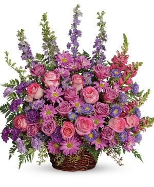 Gracious Lavender Basket 