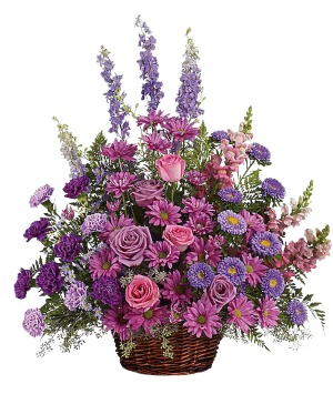 Gracious Lavender Basket 