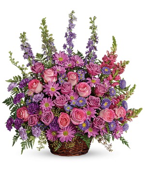 Gracious Lavender Basket 