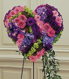 Gracious Lavender Bleeding Heart Arrangement