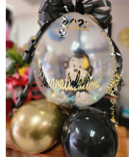 GRAD Bear N Balloon Balloon and Bear 