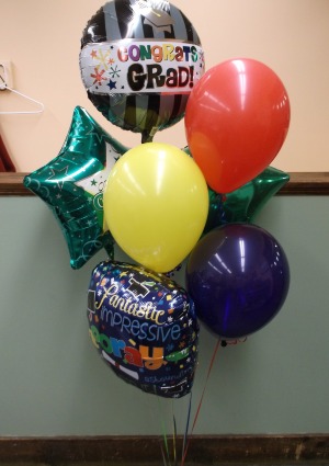 Graduation Celebration Balloon Bouquet WOODBURY'S ORIGINAL