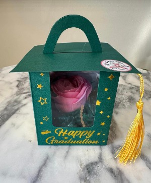 Graduation Gift Box Soap Roses
