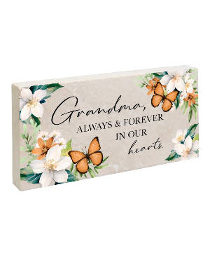 Grandma Marble Paver with easel 