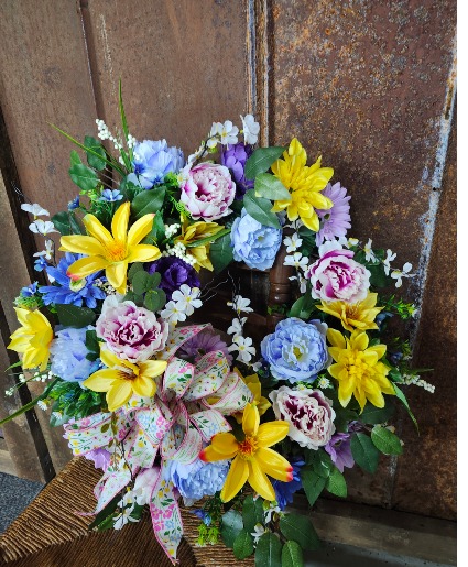 Grapevine Colorful  Grapevine Wreath 