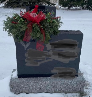 Gravestone Saddle 