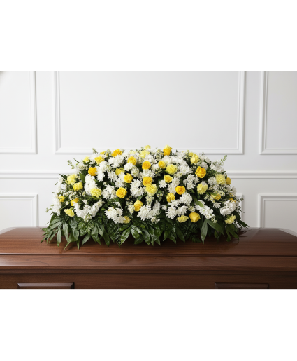 Designers casket spray #30 Funeral arrangement