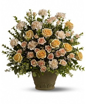 GRECIAN GARDEN FUNERAL ARRANGEMENT