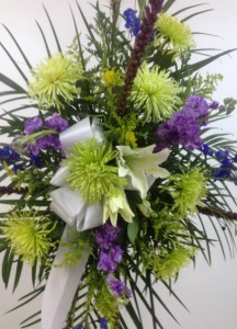 Green and Blue Standing Spray