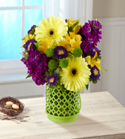 Green Chandelier Flower Arrangement Spring Arrangement
