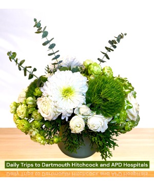 Mint Julep  Ceramic Vase Arrangement