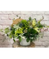 Green Goddess Vase Arrangement