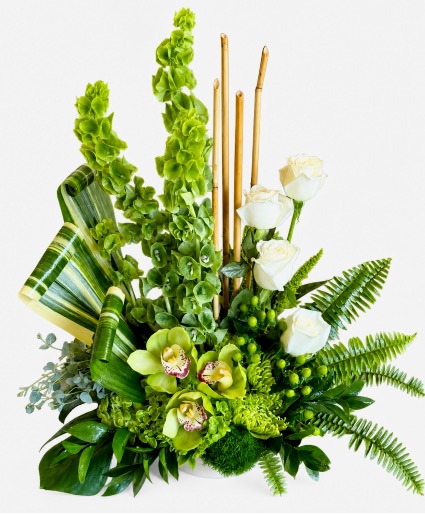 Green Goddess Vase Arrangement