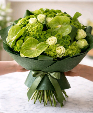 GREEN GOLD BOUQUET Embossed Wrap