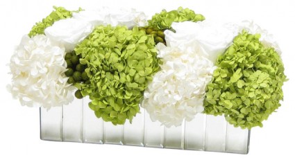 Green Obsession  Oblong Arrangement 