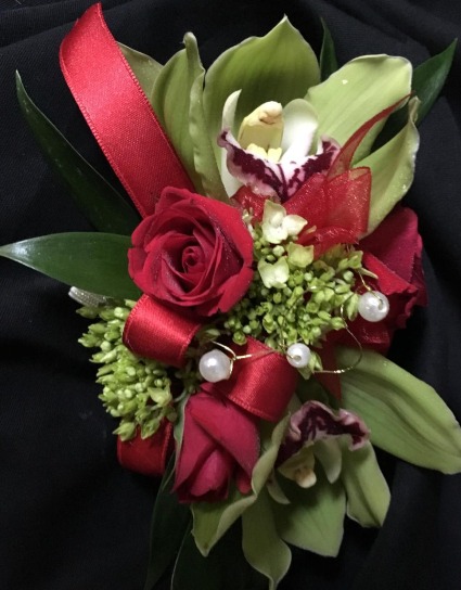 Green Cymbidiums Orchids 