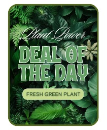 Green Plant Deal of the Day Flower Arrangement