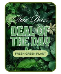 Green Plant Deal of the Day Flower Arrangement