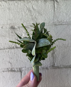 Greenery Boutonniere