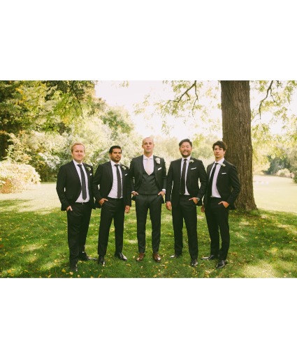 Groom and Groomsman Boutonniere's 