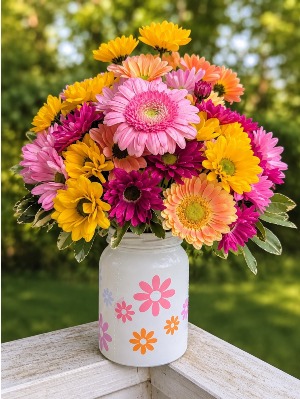 GROOVY DAISIES FRESH ARRANGEMENT