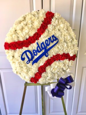 Dodgers Baseball Arrangement POPULAR