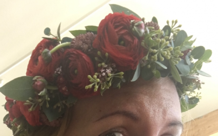 Half Crown Hair Wreath