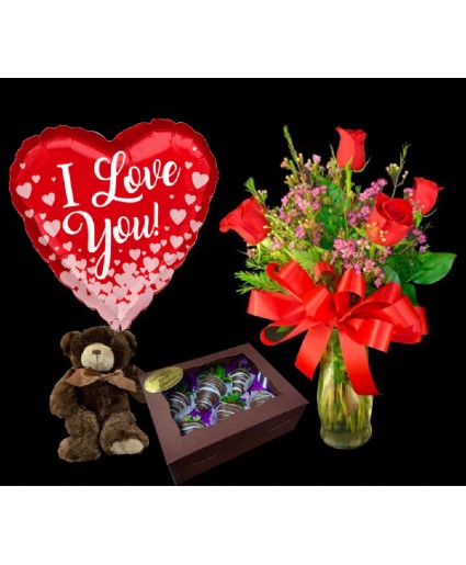 Half dozen bundle bouquet
