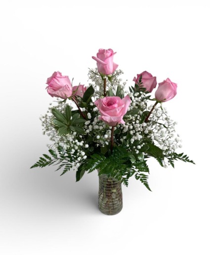 Half dozen roses Choose your fav. color