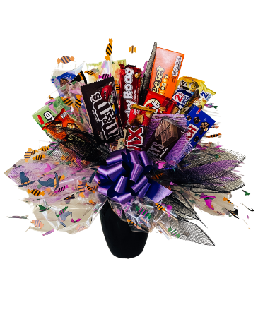 SF Halloween Candy Arrangement Arrangement in Sonora, CA | SONORA FLORIST AND GIFTS